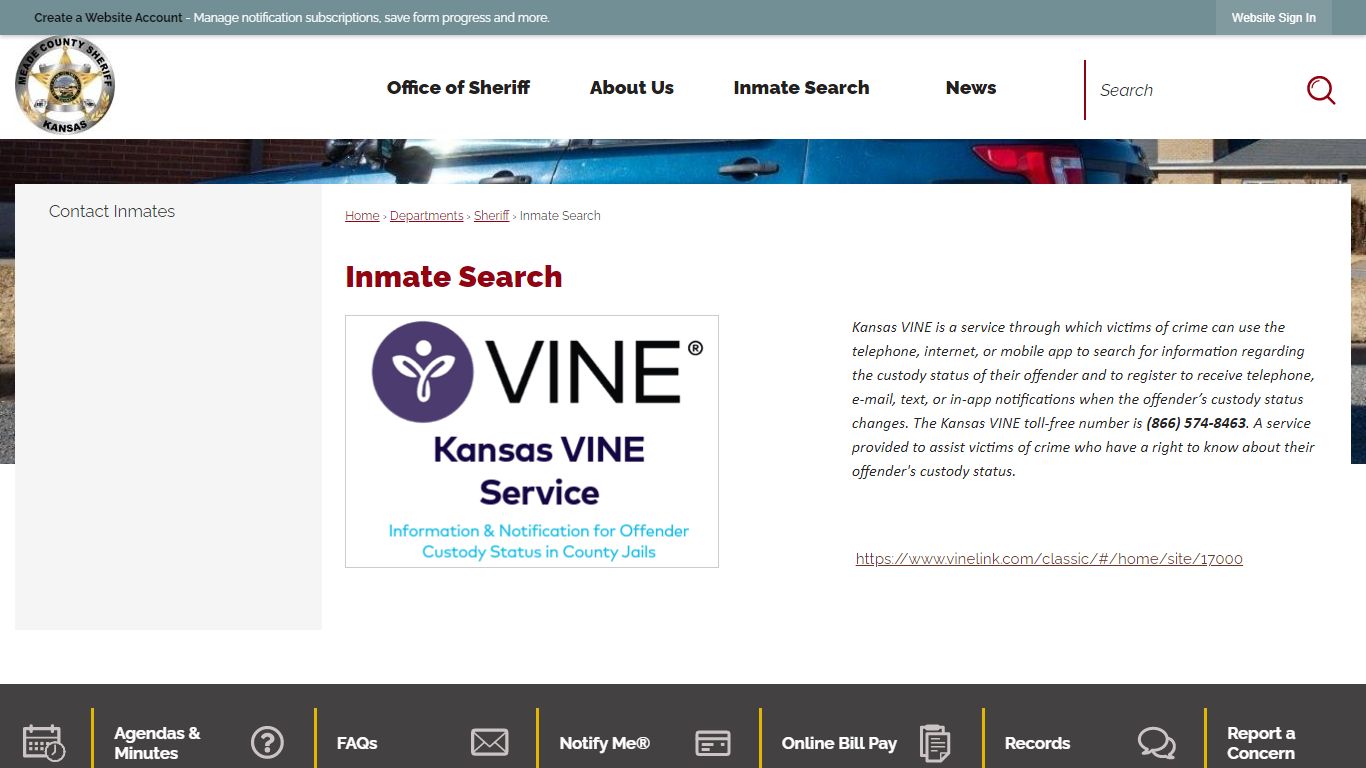 Inmate Search | Meade County, KS